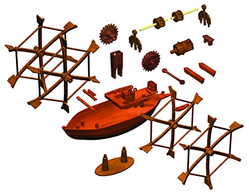 Leonardo da Vinci - Juego de construcción de barco de pala