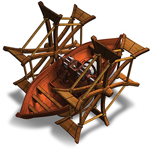 Leonardo da Vinci - Juego de construcción de barco de pala