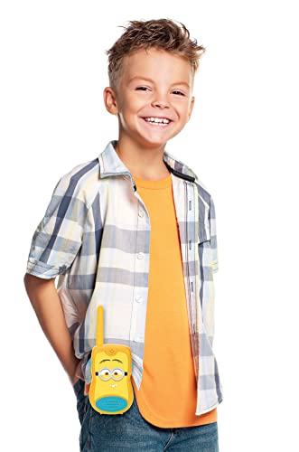 Lexibook Despicable Me Walkie-talkies, Pinza para Colgar del cinturón, batería, TW12DES