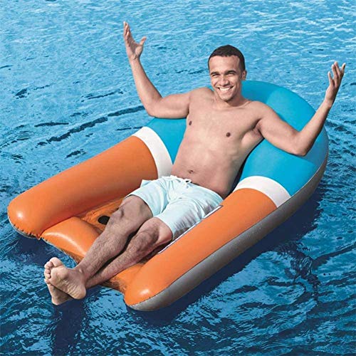 LFSTY Remar Piscina Inflable Piscinas Jardín Juguetes 165x120CM PVC Verano Flotante Inflable Fila de la Hamaca Cama de Agua balancín Piscina Cama Flotante Partido Juguetes for niños