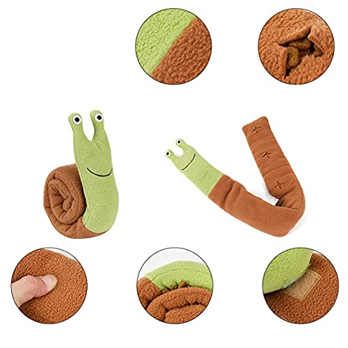 Libartly Caracol Mascota Juguete De Peluche Suministros Educativos Entrenamiento De Dientes Molares Aliviar El Aburrimiento Juguetes para Perros Durables Y Lavables A Máquina - Verde