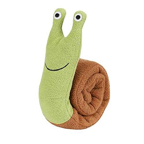 Libartly Caracol Mascota Juguete De Peluche Suministros Educativos Entrenamiento De Dientes Molares Aliviar El Aburrimiento Juguetes para Perros Durables Y Lavables A Máquina - Verde