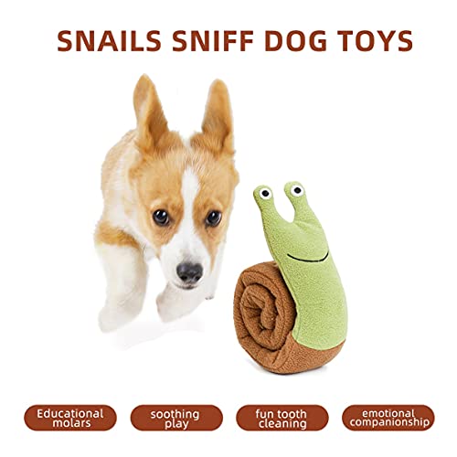 Libartly Caracol Mascota Juguete De Peluche Suministros Educativos Entrenamiento De Dientes Molares Aliviar El Aburrimiento Juguetes para Perros Durables Y Lavables A Máquina - Verde