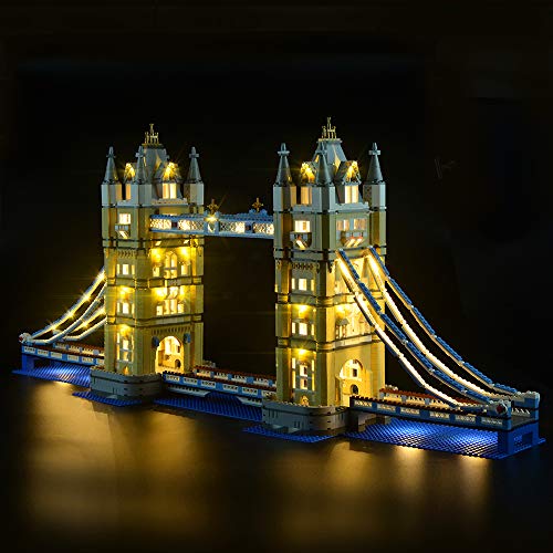 LIGHTAILING Conjunto de Luces (Creator El Puente De Londres) Modelo de Construcción de Bloques - Luz no Parpadea - Kit de luz LED Compatible con Lego 10214 (NO Incluido en el Modelo)