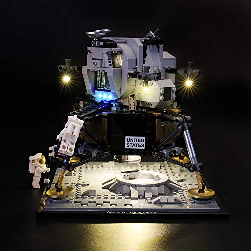 LIGHTAILING Conjunto de Luces (Creator NASA Apollo 11) Modelo de Construcción de Bloques - Kit de luz LED Compatible con Lego 10266 (NO Incluido en el Modelo)