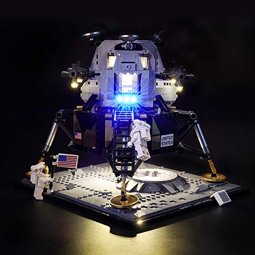 LIGHTAILING Conjunto de Luces (Creator NASA Apollo 11) Modelo de Construcción de Bloques - Kit de luz LED Compatible con Lego 10266 (NO Incluido en el Modelo)