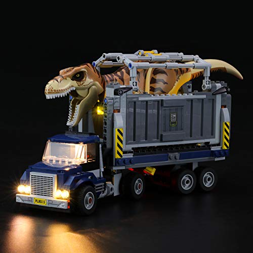 LIGHTAILING Conjunto de Luces (Jurassic World Transporte del T. Rex) Modelo de Construcción de Bloques - Kit de luz LED Compatible con Lego 75933(NO Incluido en el Modelo)