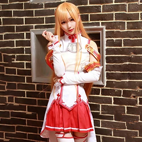 Lilongjiao Disfraces Ropa Conjunto Cosplay Traje Sword Art Online Yuuki Asuna Cosplay De Halloween Ropa Mostrar Hatsune Futuristas (Size : XL)