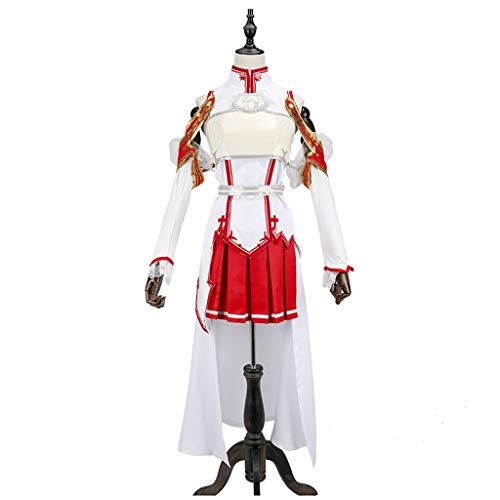 Lilongjiao Disfraces Ropa Conjunto Cosplay Traje Sword Art Online Yuuki Asuna Cosplay De Halloween Ropa Mostrar Hatsune Futuristas (Size : XL)