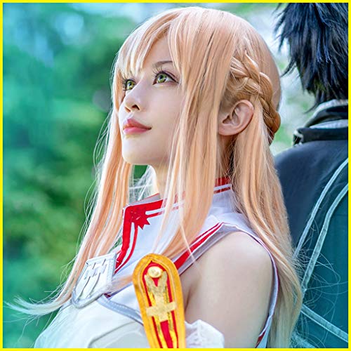 Lilongjiao Disfraces Ropa Conjunto Cosplay Traje Sword Art Online Yuuki Asuna Cosplay De Halloween Ropa Mostrar Hatsune Futuristas (Size : XL)