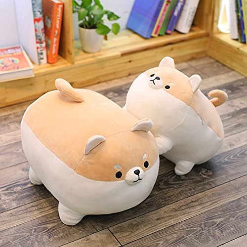 Lindo Almohada de Felpa para Perros Corgi Muñeca De Cachorro Suave Shiba Inu Anime Almohada para Perros Juguete De Peluche Pillow Animal de Peluche Regalo de cumpleaños de Cojines Muñecas de Niña