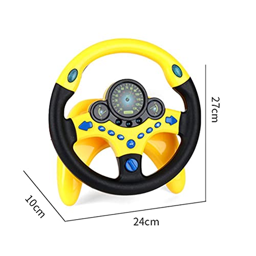 Lipeed Conjunto de Juguetes del Volante para niños Simulación Directiva de la Simulación Conducir Regalo de Juguete Educativo temprano para niños