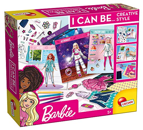 Lisciani - Barbie Escuela de moda - Juego creativo para niñas a partir de 4 años (81141)