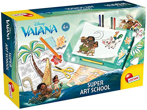 Lisciani Giochi 56095 - Set de Dibujo Vaiana Super Art School