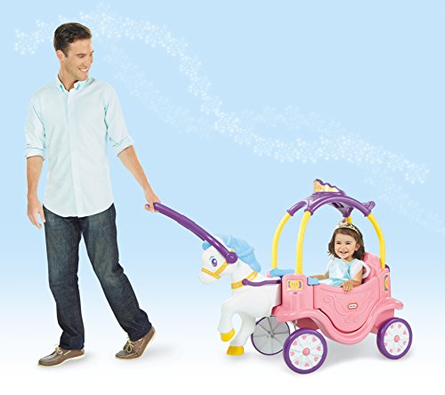 Little Tikes Carroza y Caballo de Princesa - Juego Interactivo con Luces y Sonidos - para Niños de 18 Meses a 5 Años - Multicolor