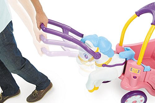 Little Tikes Carroza y Caballo de Princesa - Juego Interactivo con Luces y Sonidos - para Niños de 18 Meses a 5 Años - Multicolor