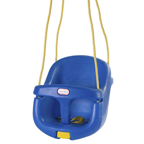 Little Tikes Columpio para Niños Pequeños con Respaldo Alto - Con Cinturón de Seguridad Ajustable y Barra en T de Seguridad