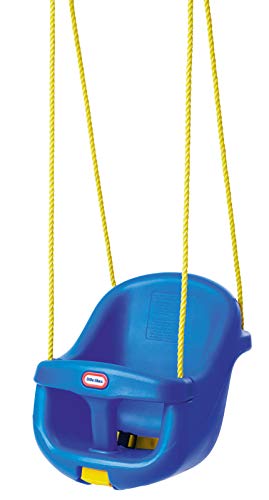 Little Tikes Columpio para Niños Pequeños con Respaldo Alto - Con Cinturón de Seguridad Ajustable y Barra en T de Seguridad