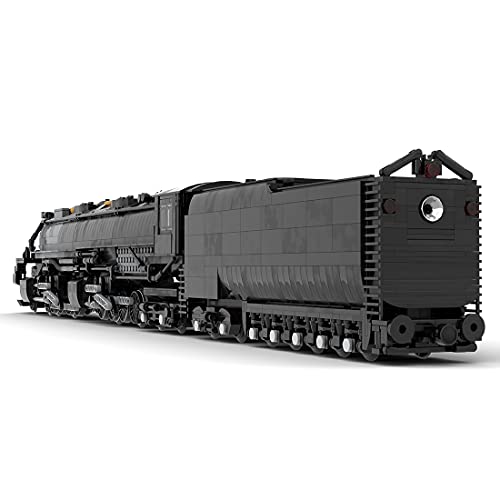 Loads Juego de tren teledirigido con 3200 piezas de tecnología de control remoto eléctrico Union Pacific 4014 Big Boy Tren con motores, compatible con Lego Technik, MOC-19554