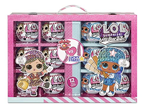 LOL Surprise All-Star Colección Deporte Serie 1, Equipo de béisbol con 12 muñecas, Más de 90 sorpresas, tarjetas coleccionables, ropa y accesorios, Para coleccionar, Edad: 3+ años