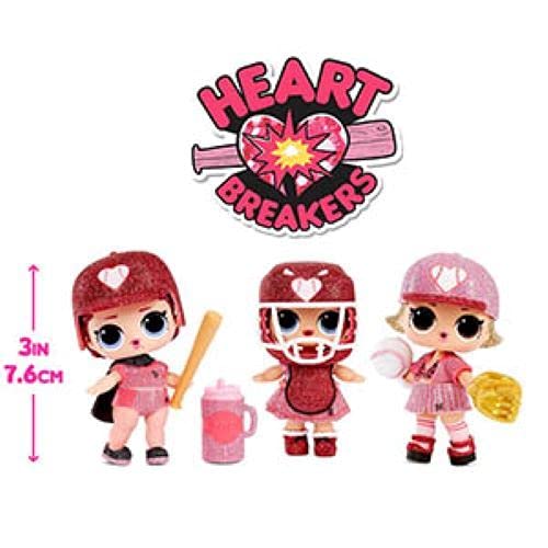 LOL Surprise All-Star Colección Deporte Serie 1, Equipo de béisbol con 12 muñecas, Más de 90 sorpresas, tarjetas coleccionables, ropa y accesorios, Para coleccionar, Edad: 3+ años