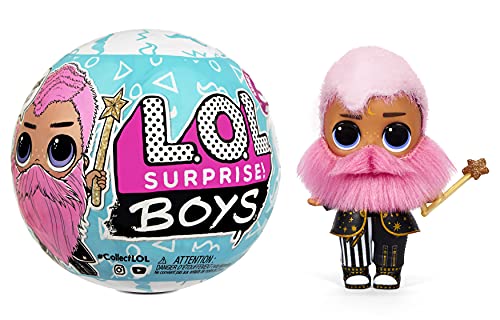 LOL Surprise Boys Serie 5 Muñeco - 7 sorpresas: pegatinas, ropa y accesorios - Efectos de cambio en agua - Caja reutilizable - Juguete para niños a partir de 3 años