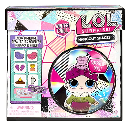 L.O.L. Surprise!- LOL Surprise Winter Chill Cozy Babe-con más de 10 sorpresas Que Incluyen muñeca, Accesorios y Muebles-Set de Juego Plegable-Coleccionable-Edad: 4+ años, Color (576624C3)