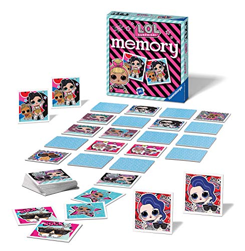 L.O.L. Surprise Mini Memory® | 48 Tarjetas Ilustradas LOL | Ravensburger