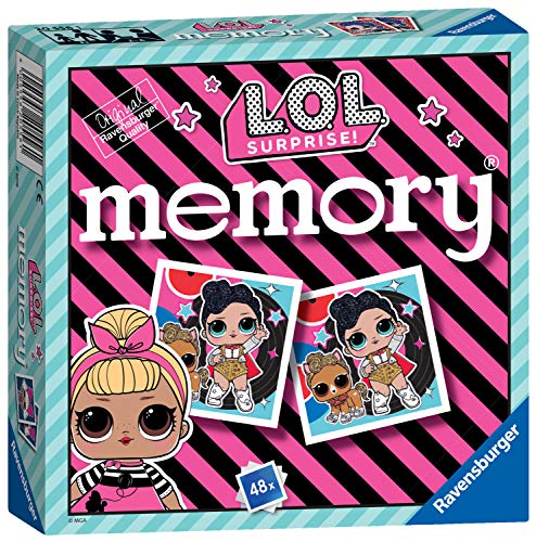 L.O.L. Surprise Mini Memory® | 48 Tarjetas Ilustradas LOL | Ravensburger