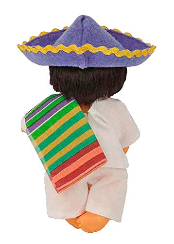 Los Barriguitas - Barriguitas del mundo Mexicano, divertida muñeca coleccionable con traje tradicional de México, edición limitada de bebés barriguita con vestidos bonitos, FAMOSA (700016873)