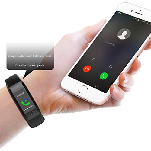 LTLJX Pulsera Actividad Reloj Inteligente Mujer Fitness Tracker Niños Hombres Podómetro Reloj Deportivo Monitor de Sueño Pulsómetros Contador de Calorías Pasos Cronómetros para iOS Android,Gris