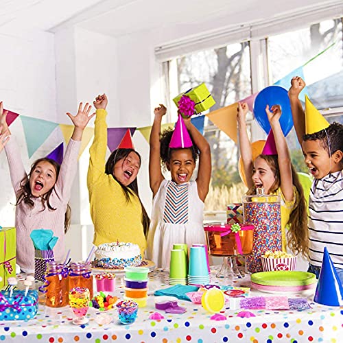 Luclay Juego de Slime para Hacer tú Mismo con Cristales Transparentes, Huevos Blancos, jarrones de Purpurina, Estrellas, Bolas de Espuma Coloridas, contenedores para niños de 6 a 12 años