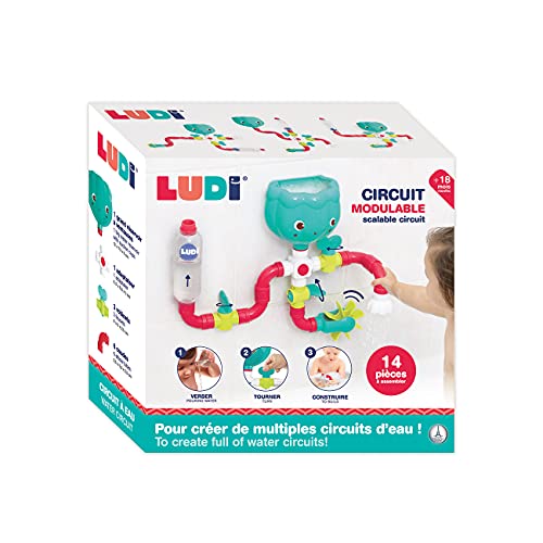 LUDI- Circuito de Agua Juguetes de baño (40061)