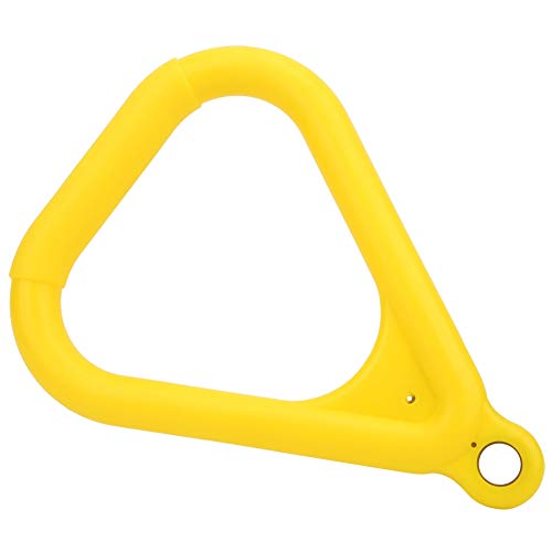 Luroze Anillo de Entrenamiento para Niños, 80 Kg de Carga, Anillo de Gimnasia para Niños, Resistente para Barra de Columpio para Patio Trasero, Equipo de Entrenamiento para Equipo de Patio(Amarillo)