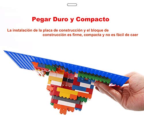 LVHERO 4 Base para Lego Classic, Juegos creativos, Juguetes educativos(Azul)