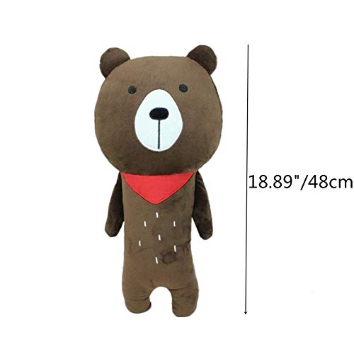 LYsng Peluches Bebe Peluches para Bebes Peluches Baratos Durable Peluche Muñeca Almohada para Regalos para Recién Nacidos Y Madres Viajes Oficina Coche Sofá Dormitorio Brown Bear