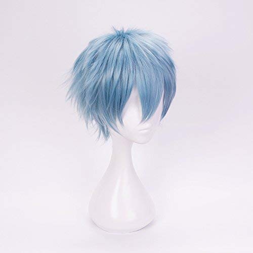 LZT Corto Gris Azul Pelucas Sint ticas de Pelo Anime Cosplay Peluca para My Hero Academia Shigaraki Tomura con Casquillo de Peluca Gratis