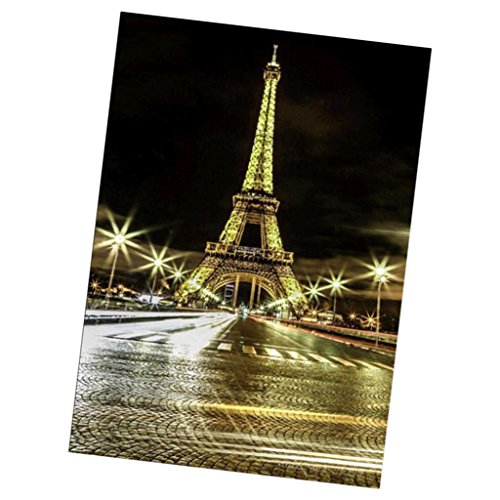 MagiDeal DIY Pintura Diamante Artesanía Manualidad - Torre Eiffel 30 x 40 cm