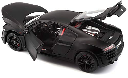 Maisto-Audi R8 GT3 Negro mate 1/18 36190DBK (36190) , color/modelo surtido