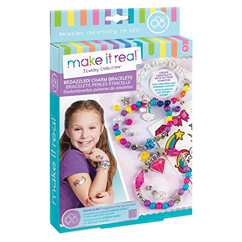 Make It Real 1203" Bedazzled sueño Digital Encanto Pulseras Set