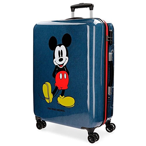 Maleta mediana Mickey Blue rígida 69cm 4R