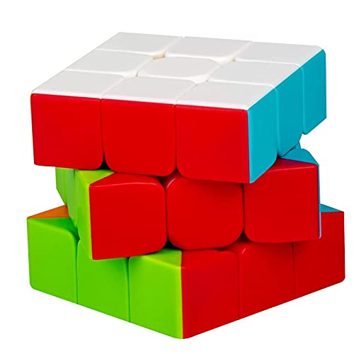 Mamowla Cubo de Velocidad 3x3 Cubo Magico Sans Autocollant Speed Cube Rompecabezas 3D Magic Cube 3x3v3 para Niños y Adultos Juguetes Regalos para Principiantes