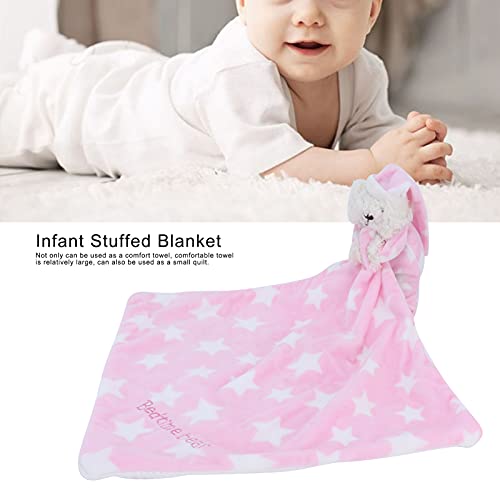 Manta Rellena Infantil, Cómoda Manta De Peluche Lindo para Decorar La Habitación del Niño para Regalo De Bebé(Rosado)