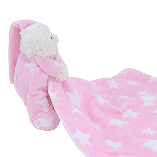 Manta Rellena Infantil, Cómoda Manta De Peluche Lindo para Decorar La Habitación del Niño para Regalo De Bebé(Rosado)