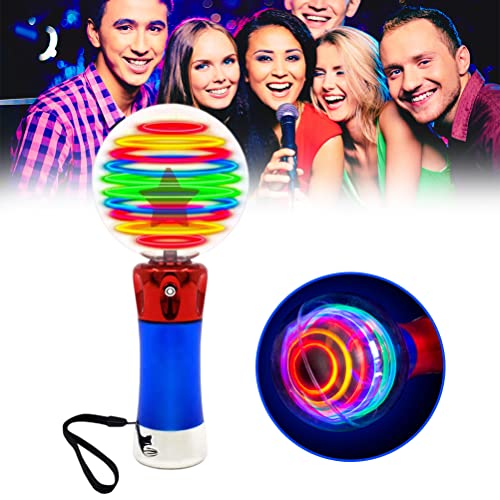 MAOBU Varita LED, Bola Luminosa Palo de Juguete Varita LED Intermitente Varita de Juguete LED giratoria Divertido Favor de Fiesta de cumpleaños para niños