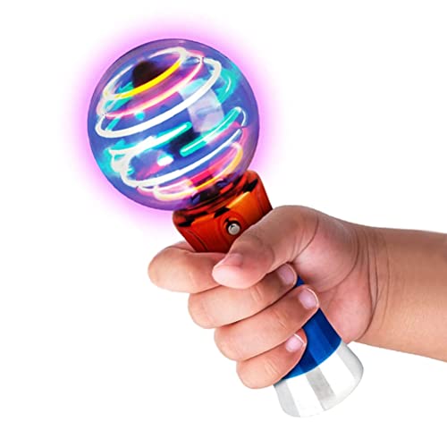 MAOBU Varita LED, Bola Luminosa Palo de Juguete Varita LED Intermitente Varita de Juguete LED giratoria Divertido Favor de Fiesta de cumpleaños para niños