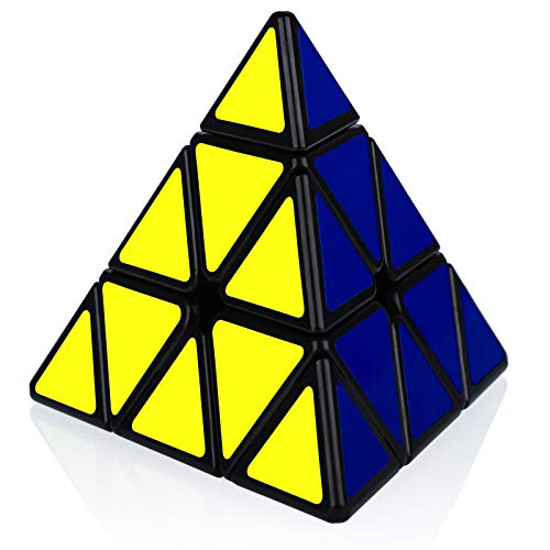 Maomaoyu Piramide Cubo 3x3 3x3x3 Pyraminx Speed Cube Niños Juguetes Educativos Negro