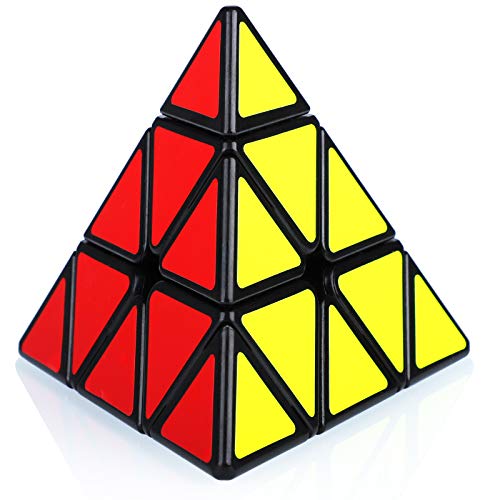 Maomaoyu Piramide Cubo 3x3 3x3x3 Pyraminx Speed Cube Niños Juguetes Educativos Negro