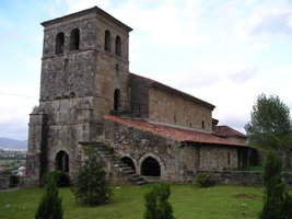 MAQUETA PIEDRA CERÁMICA TEMPLO-IGLESIA SAN ANDRÉS DE ARGOMILLA (CANTABRIA), AEDES REF 1109, ESCALA 1:65