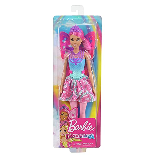 Mattel Barbie Dreamtopia – Barbie Dreamtopia hada para cabello rosado